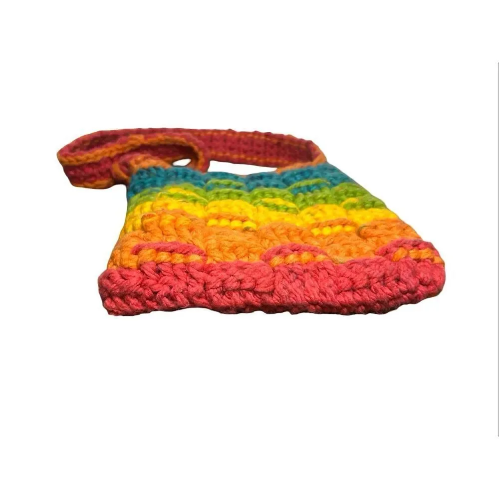 Colorful Crochet Bohemian Crossbody
